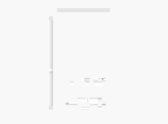 Save the Date-Karte Authentisch A6 Karte hoch weiss in schlichtem Design mit großem Hochzeitsdatum