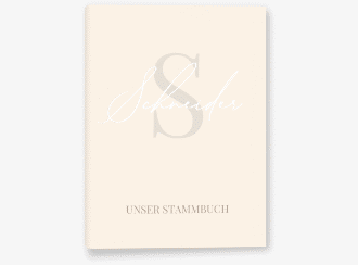 Stammbuch A5 Familienname Stammbuch A5 beige