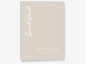 Stammbuch A5 Klar Stammbuch A5 beige