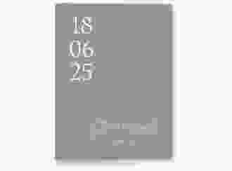 Stammbuch A5 Day Stammbuch A5 gruen mit Datum im minimalistischen Design