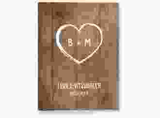 Stammbuch A5 Wood Stammbuch A5 braun