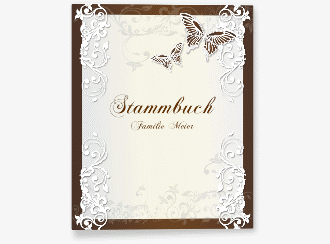 Klick: Details zu Stammbuch A4 "Toulouse" anzeigen Stammbuch A4 Toulouse Stammbuch A4 braun