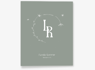 Stammbuch A4 Familienwurzel Stammbuch A4 gruen