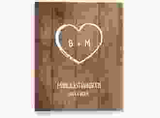Stammbuch A4 Wood Stammbuch A4 braun