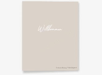 Gästemappe Ferienwohnung A4 Lieblingsort Gästemappe A4 beige