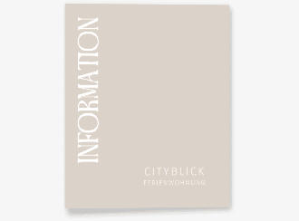 Gästemappe Ferienwohnung A4 Ferienunterkunft Gästemappe A4 beige