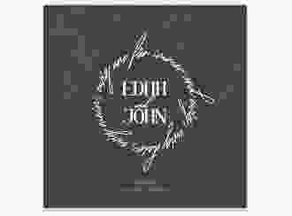 Gästebuch Creation Efeugrün 20 x 20 cm, Hardcover gruen im Fantasy-Elfen-Design mit Efeu