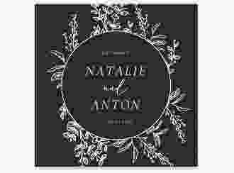 Gästebuch Creation Herbs 20 x 20 cm, Hardcover gruen