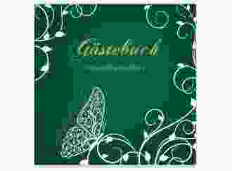 Gästebuch Creation Hochzeit Eternity 20 x 20 cm, Hardcover gruen