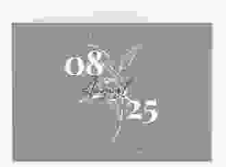 Dankeskarte Hochzeit Seed A6 Klappkarte quer gruen