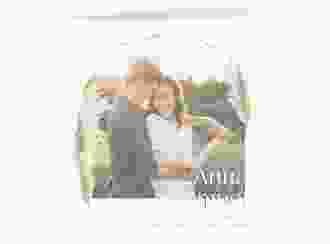 Hochzeitseinladung Boholove quadr. Klappkarte weiss