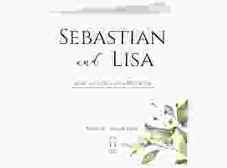 Hochzeitseinladung Leaves quadr. Klappkarte weiss