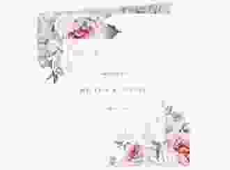 Hochzeitseinladung Embrace quadr. Klappkarte weiss