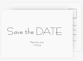 Klick: Details zu Save the Date-Postkarte "Twohearts" anzeigen Save the Date-Postkarte Twohearts A6 Postkarte beige
