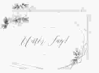 Save the Date-Postkarte Greenish A6 Postkarte gruen