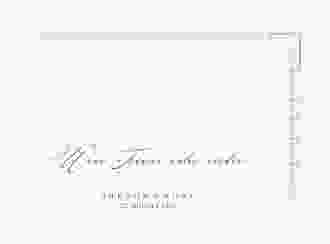 Save the Date-Postkarte Demure A6 Postkarte weiss