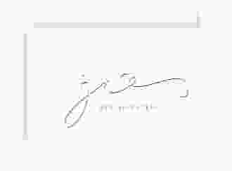 Save the Date-Karte Jawort A6 Karte quer weiss modern minimalistisch mit veredelter Aufschrift