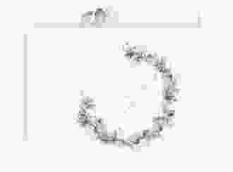 Change the Date-Karte Selvatica A6 Karte quer weiss mit Eukalyptus-Kranz