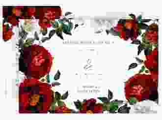 Save the Date-Karte Florista A6 Karte quer weiss