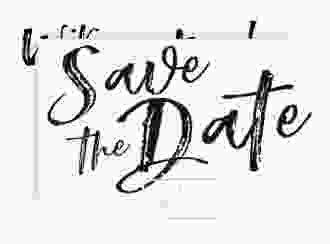 Save the Date-Karte Words A6 Karte quer weiss