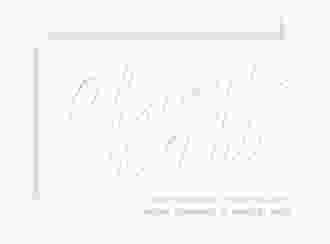 Change the Date-Karte Glam A6 Karte quer weiss