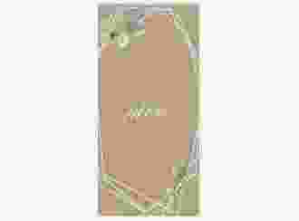 Menükarte Hochzeit Greenish lange Karte hoch Kraftpapier