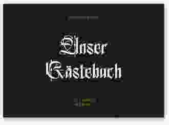 Gästebuch A4 quer Wednesday A4 quer, Hardcover schwarz