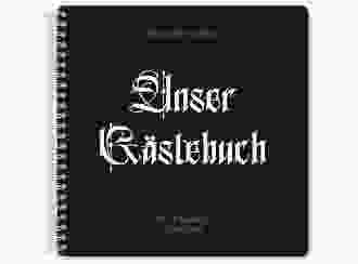 Gästebuch Hochzeit Wednesday Ringbindung schwarz