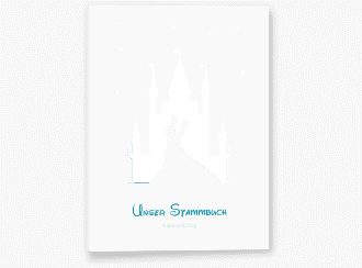 Klick: Details zu Stammbuch A5 "Castle" anzeigen Stammbuch A5 Castle Stammbuch A5 tuerkis
