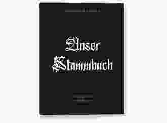 Stammbuch A5 Wednesday Stammbuch A5 schwarz