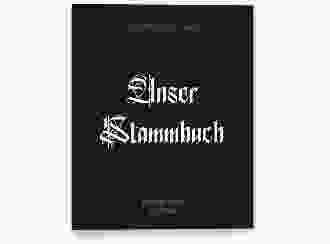 Stammbuch A4 Wednesday Stammbuch A4 schwarz