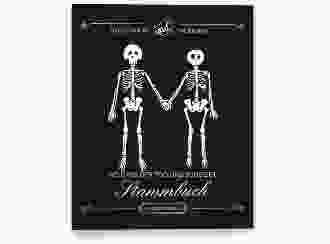Stammbuch A4 Bones Stammbuch A4 schwarz