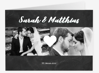 Klick: Details zu Danksagungskarte Hochzeit "Sparkly" anzeigen Danksagungskarte Hochzeit Sparkly A6 Klappkarte quer tuerkis