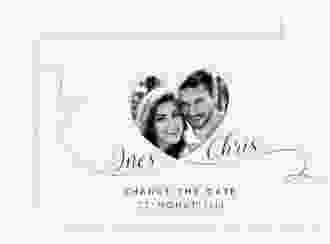 Change the Date-Karte Hochzeit Dolce A6 Karte quer tuerkis
