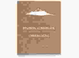 Gästemappe Ferienwohnung A4 Alpenblick Gästemappe A4 Kraftpapier mit Berggipfel-Motiv