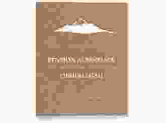 Gästemappe Ferienwohnung A4 Alpenblick Gästemappe A4 Kraftpapier mit Berggipfel-Motiv
