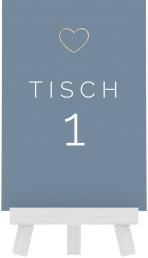 Klick: Details zu Tischnummer Hochzeit "Lebenstraum" anzeigen Tischnummer Hochzeit "Lebenstraum"