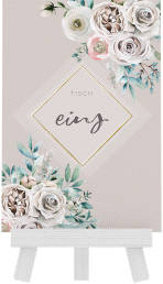 Klick: Details zu Tischnummer Hochzeit "Romance" anzeigen Tischnummer Hochzeit "Romance"