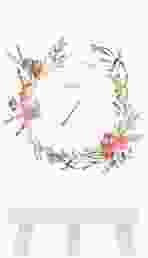 Tischnummer Hochzeit "Sommergarten"