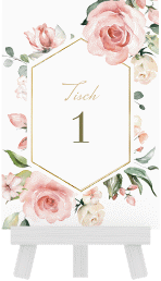 Klick: Details zu Tischnummer Hochzeit "Graceful" anzeigen Tischnummer Hochzeit "Graceful"
