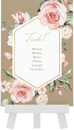 Klick: Details zu Tischaufsteller Hochzeit "Graceful" anzeigen Tischaufsteller Hochzeit "Graceful"