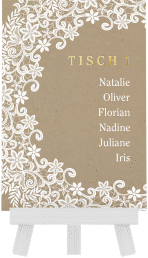 Klick: Details zu Tischaufsteller Hochzeit "Mariage" anzeigen Tischaufsteller Hochzeit "Mariage"