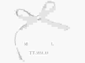 Geschenkanhänger Hochzeit Infinity Geschenkanhänger, rund lila