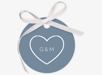 Klick: Details zu Geschenkanhänger Hochzeit "Lebenstraum" anzeigen Geschenkanhänger Hochzeit Lebenstraum Geschenkanhänger, rund blau