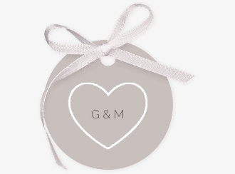 Klick: Details zu Geschenkanhänger Hochzeit "Lebenstraum" anzeigen Geschenkanhänger Hochzeit Lebenstraum Geschenkanhänger, rund grau