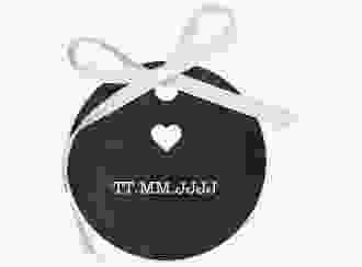Geschenkanhänger Hochzeit Sparkly Geschenkanhänger, rund gruen