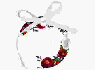 Geschenkanhänger Hochzeit Florista Geschenkanhänger, rund weiss