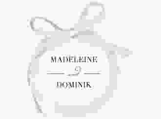 Geschenkanhänger Hochzeit Marble Geschenkanhänger, rund gruen