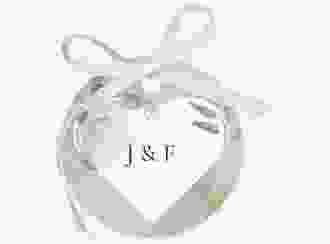 Geschenkanhänger Hochzeit Amore Geschenkanhänger, rund gruen