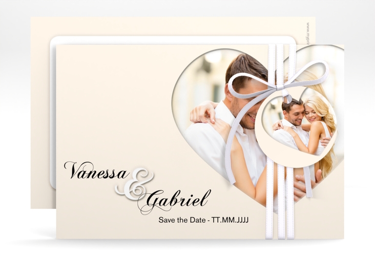 Save the Date-Karte Sweetheart A6 Karte quer hochglanz